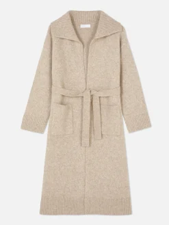 Femme Primark Pulls Et Gilets|Gilet Long à Ceinture Paula Echevarría