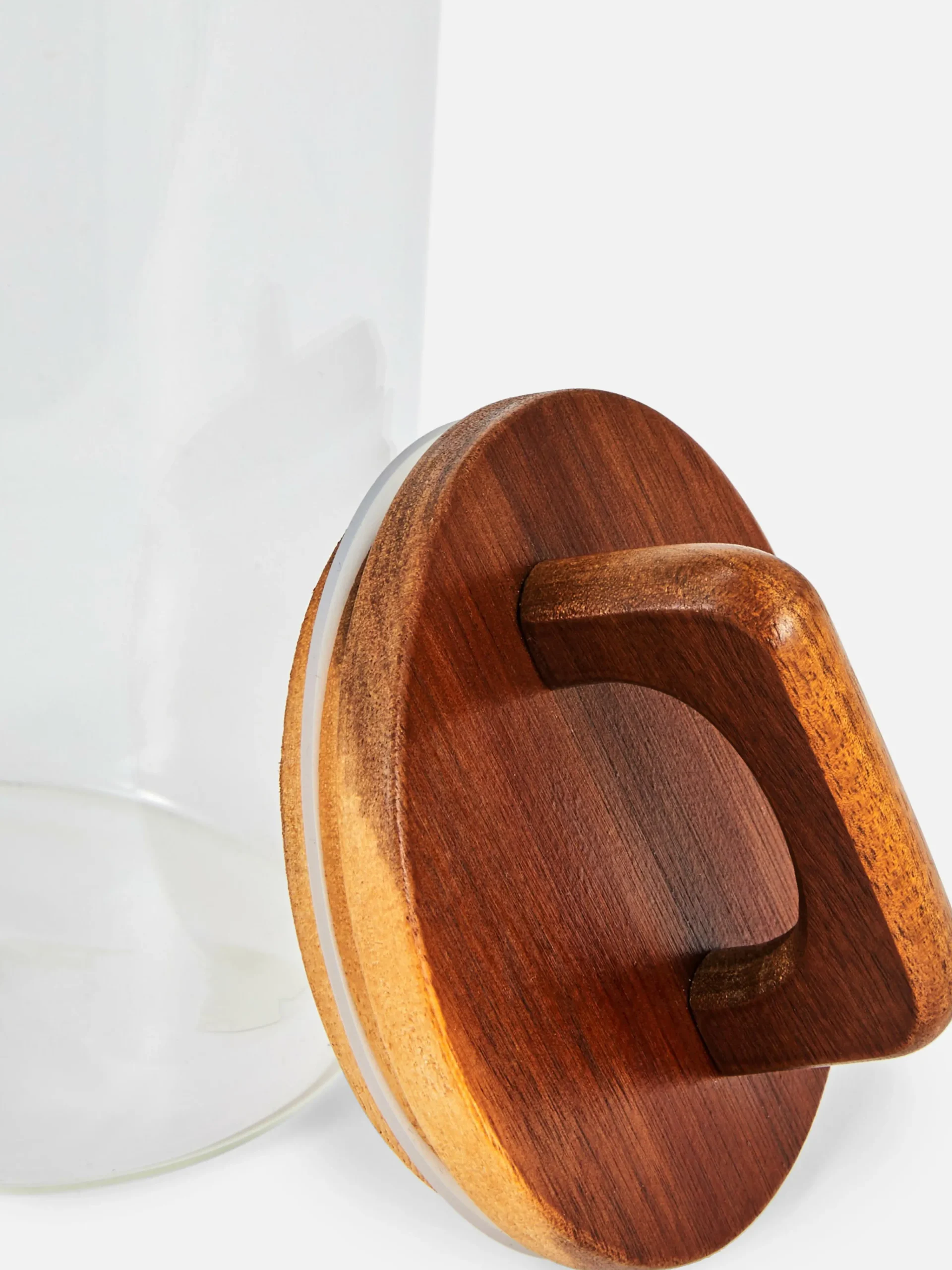 Primark Art De La Table|Grande Boîte En Verre Avec Poignée En Bois