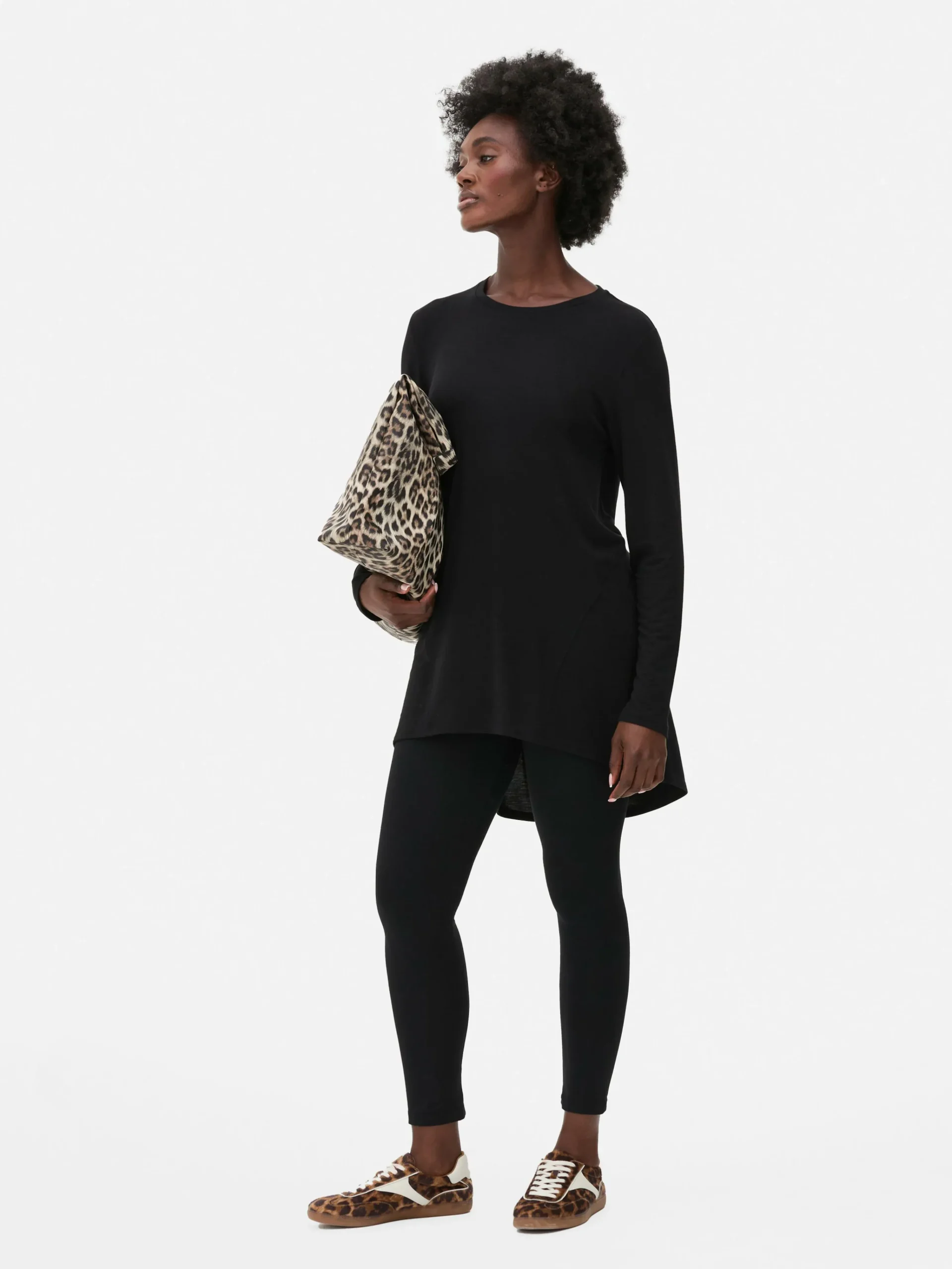 Femme Primark Hauts Et T-Shirts|Haut à Manches Longues Et à Ourlet Arrondi