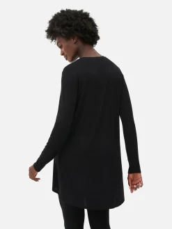 Femme Primark Hauts Et T-Shirts|Haut à Manches Longues Et à Ourlet Arrondi