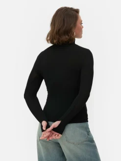 Femme Primark Hauts Et T-Shirts|Haut à Manches Longues Et Col Roulé Rita Ora