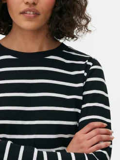 Femme Primark Hauts Et T-Shirts|Haut à Rayures Et à Manches Longues