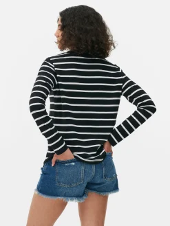 Femme Primark Hauts Et T-Shirts|Haut à Rayures Et à Manches Longues