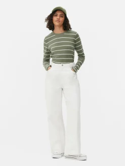 Femme Primark Hauts Et T-Shirts|Haut à Rayures Et à Manches Longues