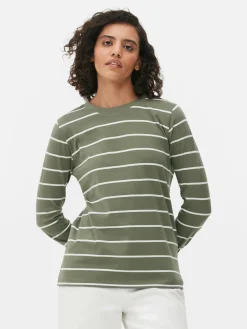 Femme Primark Hauts Et T-Shirts|Haut à Rayures Et à Manches Longues