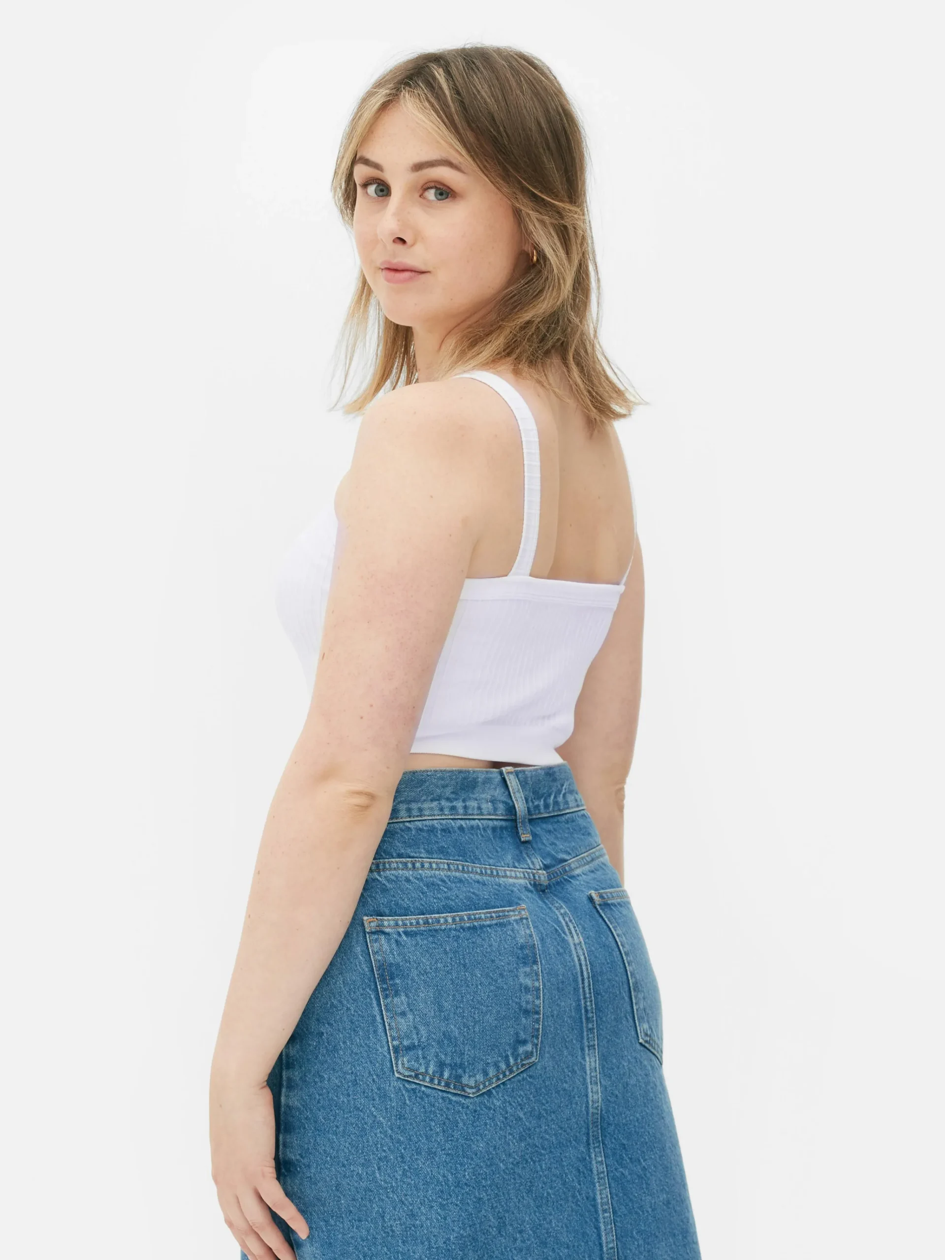 Femme Primark Hauts Et T-Shirts|Haut Court à Texture Côtelée