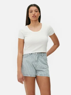 Femme Primark Hauts Et T-Shirts|Haut Court Côtelé