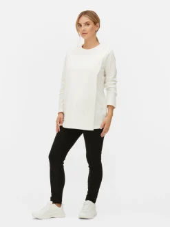 Femme Primark Hauts Et T-Shirts|Haut De Maternité Cache-cœur à Manches Longues