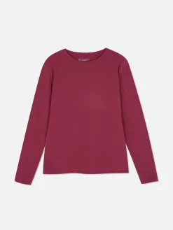 Femme Primark Hauts Et T-Shirts|Haut En Jersey Stretch à Manches Longues