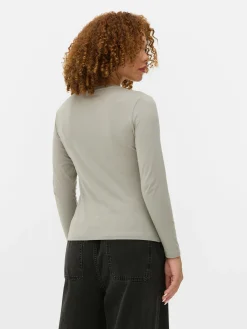 Femme Primark Hauts Et T-Shirts|Haut En Jersey Stretch à Manches Longues