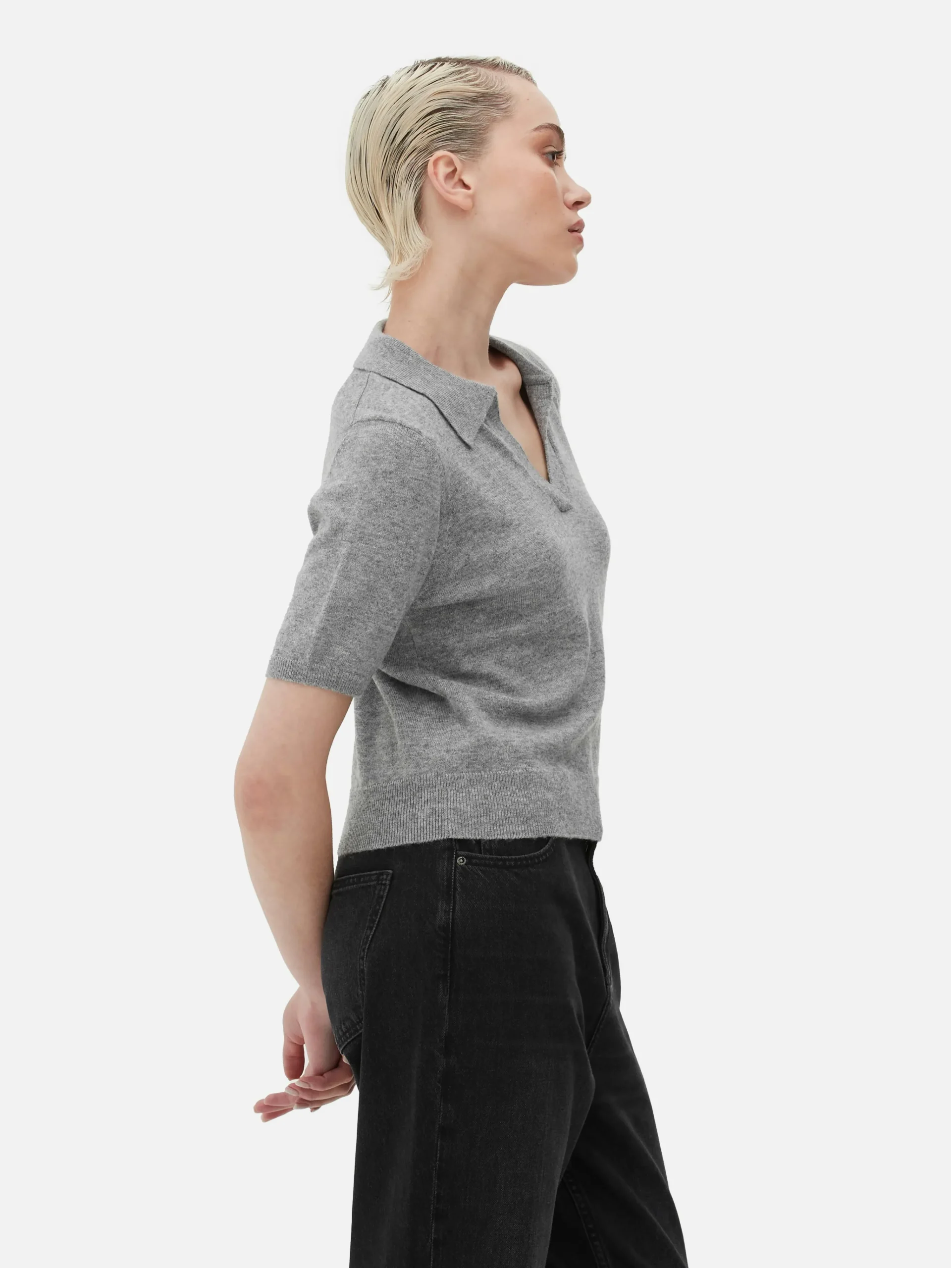 Femme Primark Pulls Et Gilets|Haut En Maille Fine à Col Et Manches Courtes