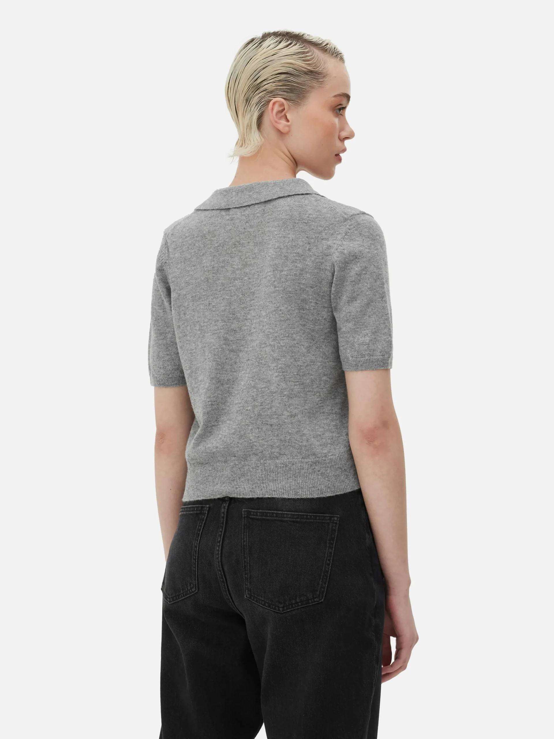 Femme Primark Pulls Et Gilets|Haut En Maille Fine à Col Et Manches Courtes