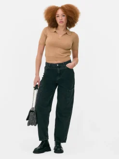 Femme Primark Pulls Et Gilets|Haut En Maille Fine à Col Et Manches Courtes