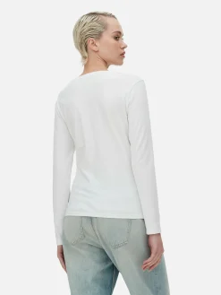 Femme Primark Hauts Et T-Shirts|Haut Stretch à Manches Longues