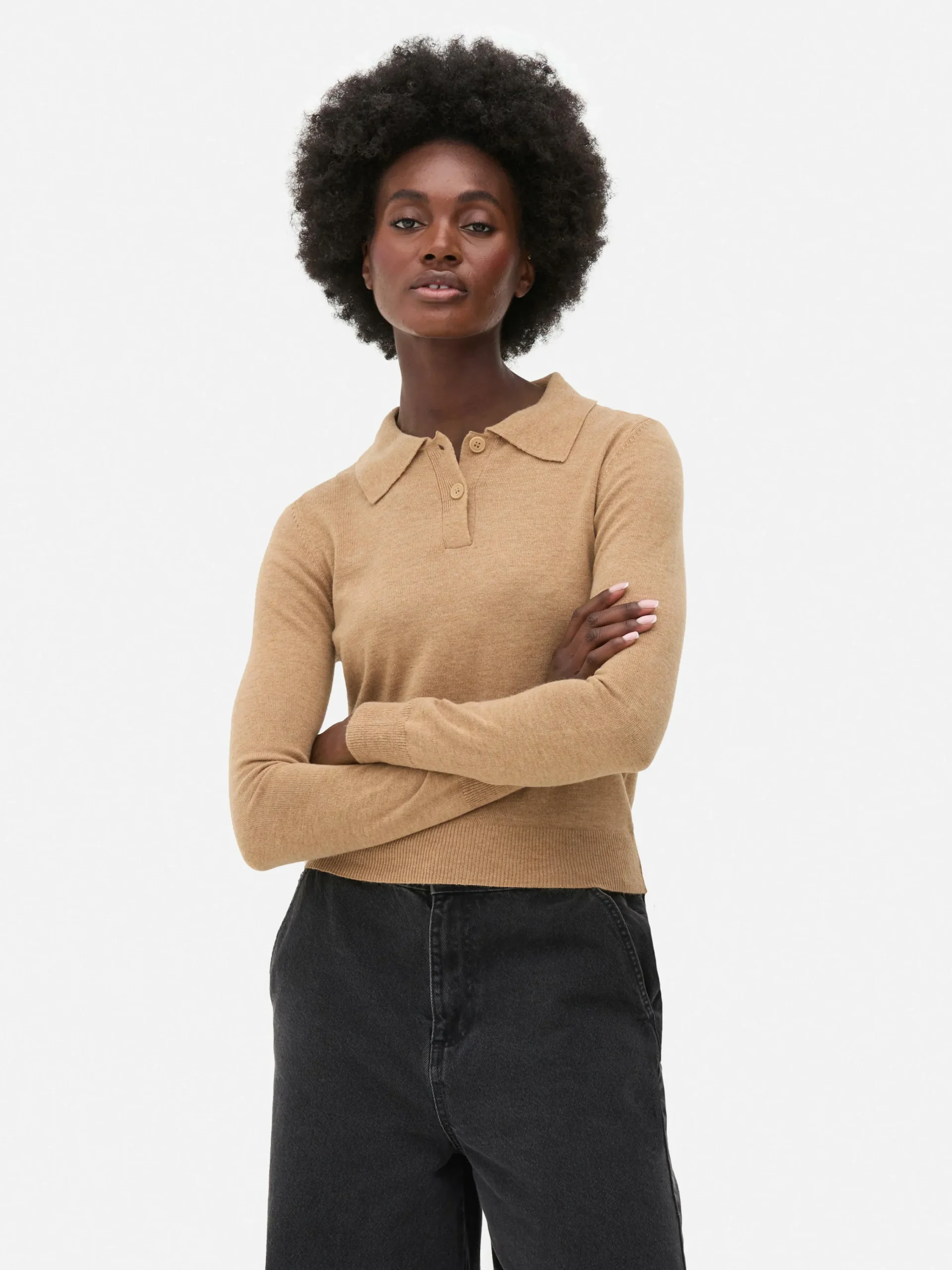 Femme Primark Pulls Et Gilets|Haut Tricoté à Col Et à Manches Longues