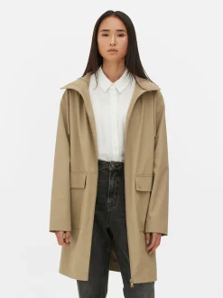 Femme Primark Manteaux Et Vestes|Imperméable Caoutchouté à Capuche