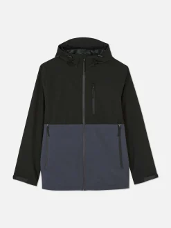Homme Primark Manteaux Et Vestes|Imperméable Color Block à Poches Multiples