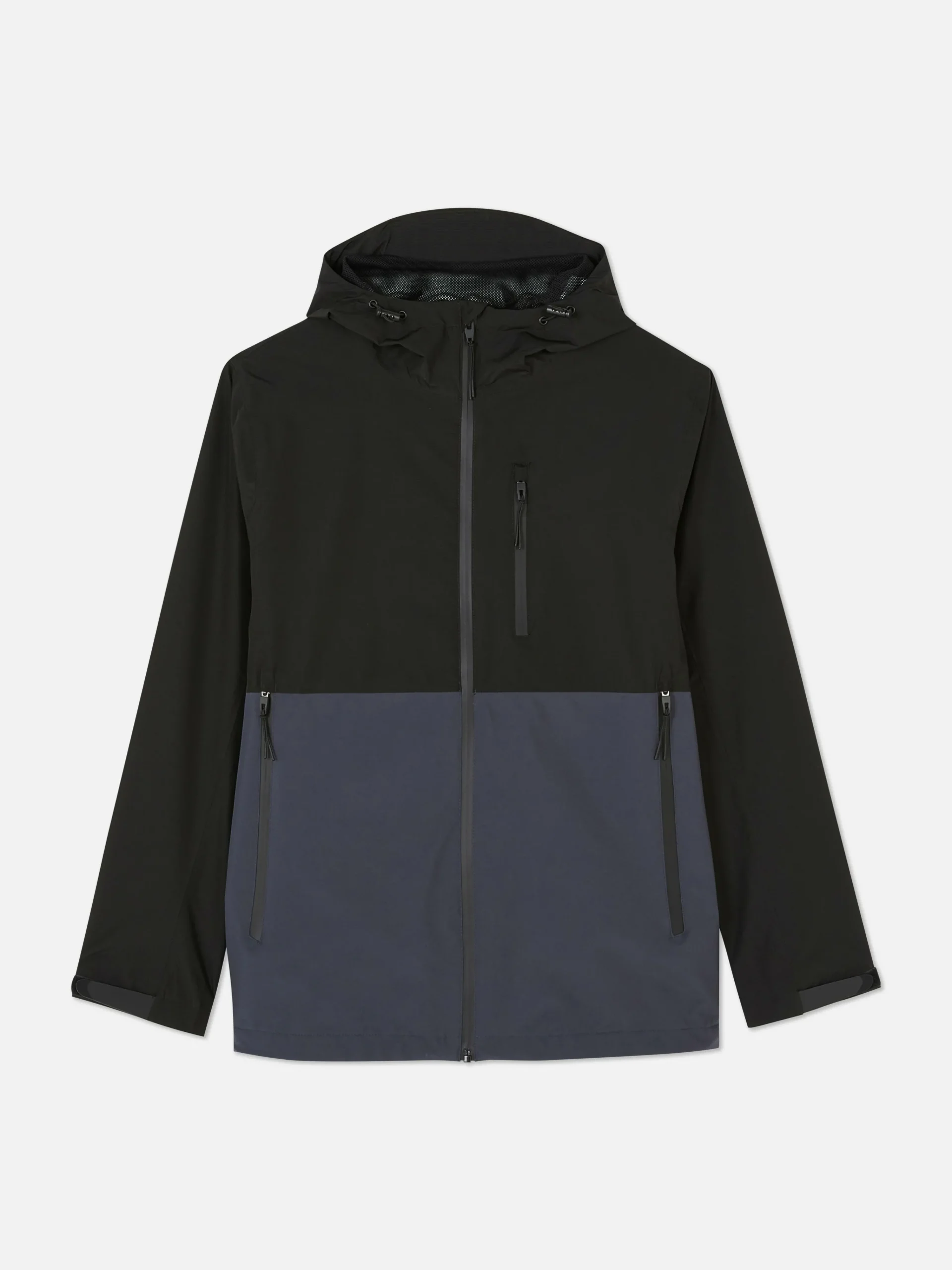 Homme Primark Manteaux Et Vestes|Imperméable Color Block à Poches Multiples