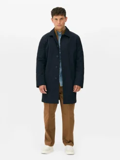 Homme Primark Manteaux Et Vestes|Imperméable Long à Boutonnage Simple