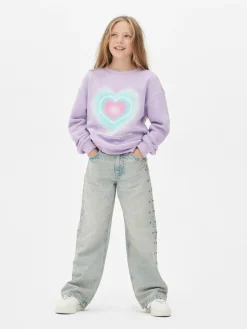 Enfant Primark Jean|Jean Denim à Effet Vieilli Et Clous