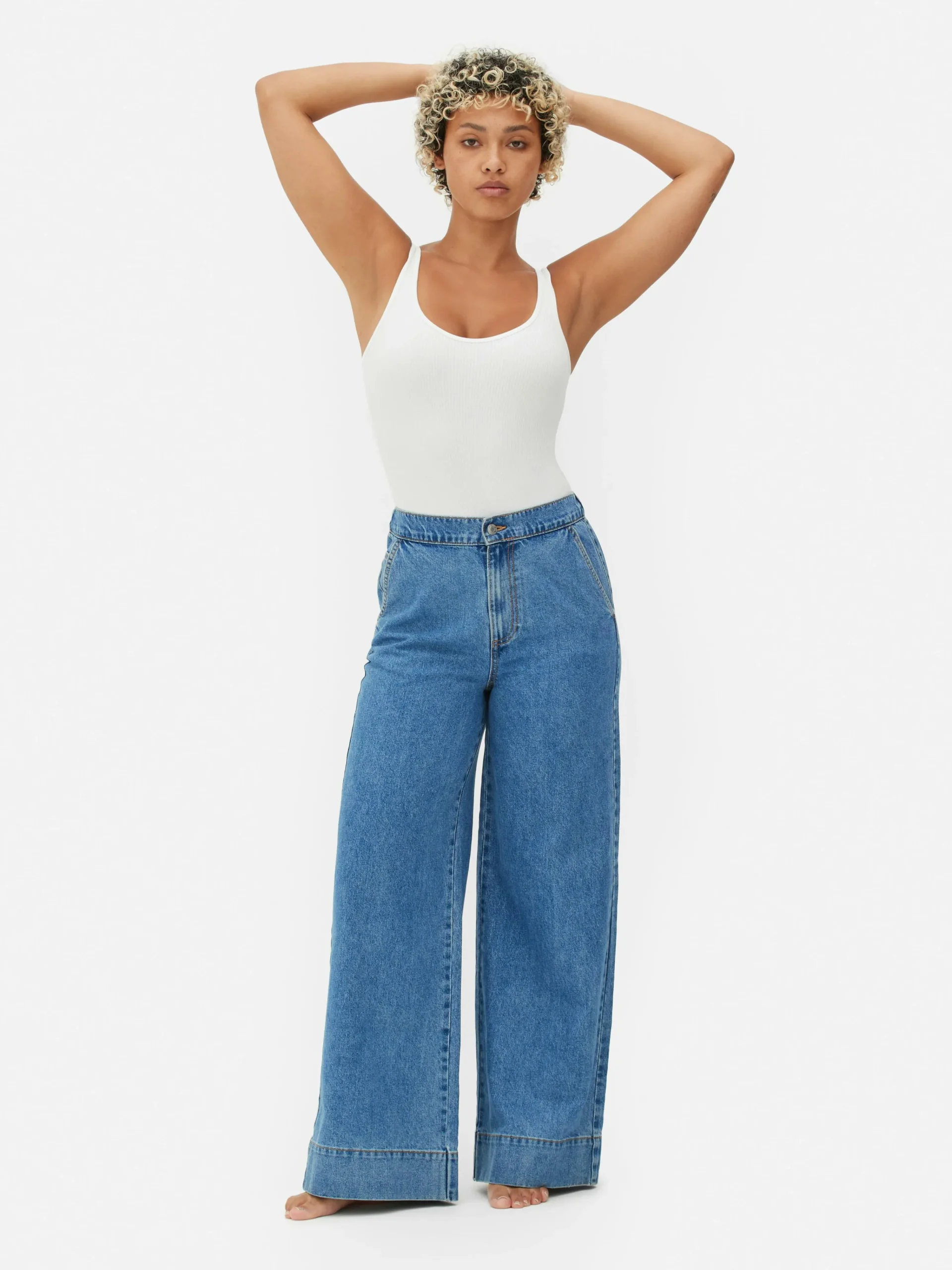 Femme Primark Denim|Jean|Jean Large élastiqué