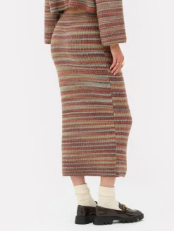 Femme Primark Jupes|Jupe Mi-longue En Tricot Rayé Rita Ora à Coordonner