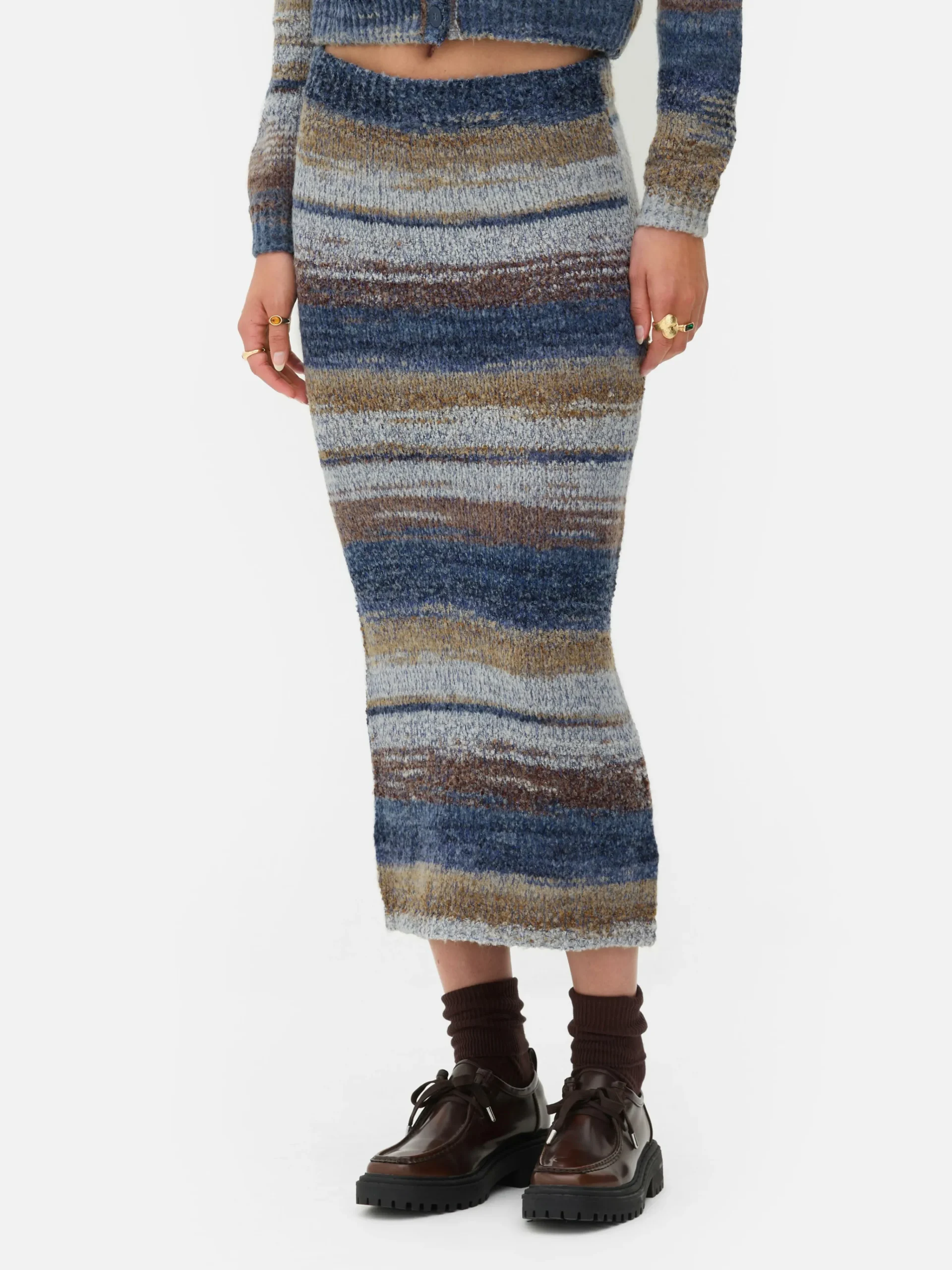 Femme Primark Jupes|Jupe Mi-longue Space Dye à Coordonner Rita Ora