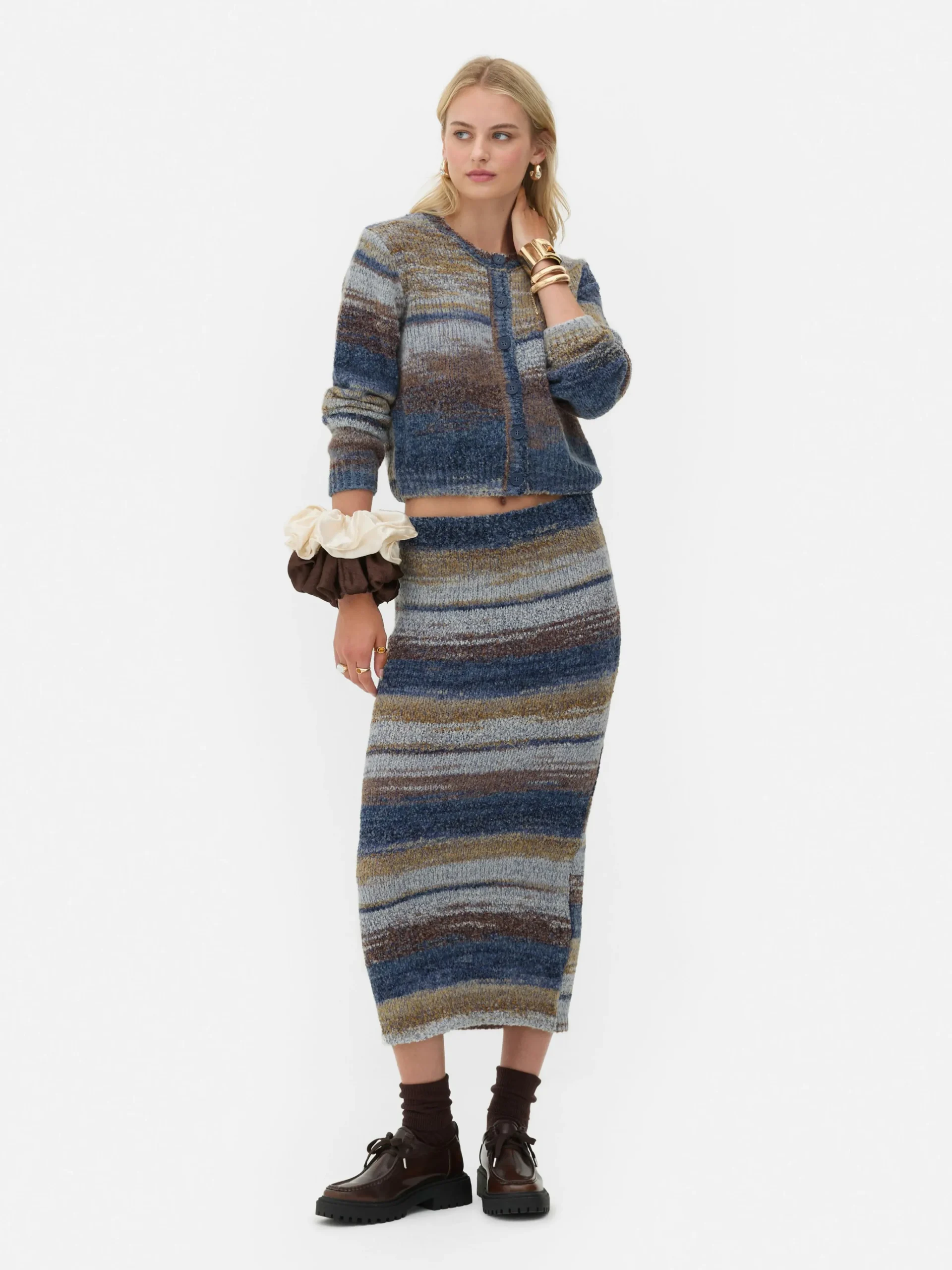 Femme Primark Jupes|Jupe Mi-longue Space Dye à Coordonner Rita Ora