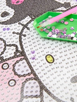 Enfant Primark Loisirs Creatifs|Kit Broderie Diamant Par Numéro Hello Kitty Et Kuromi
