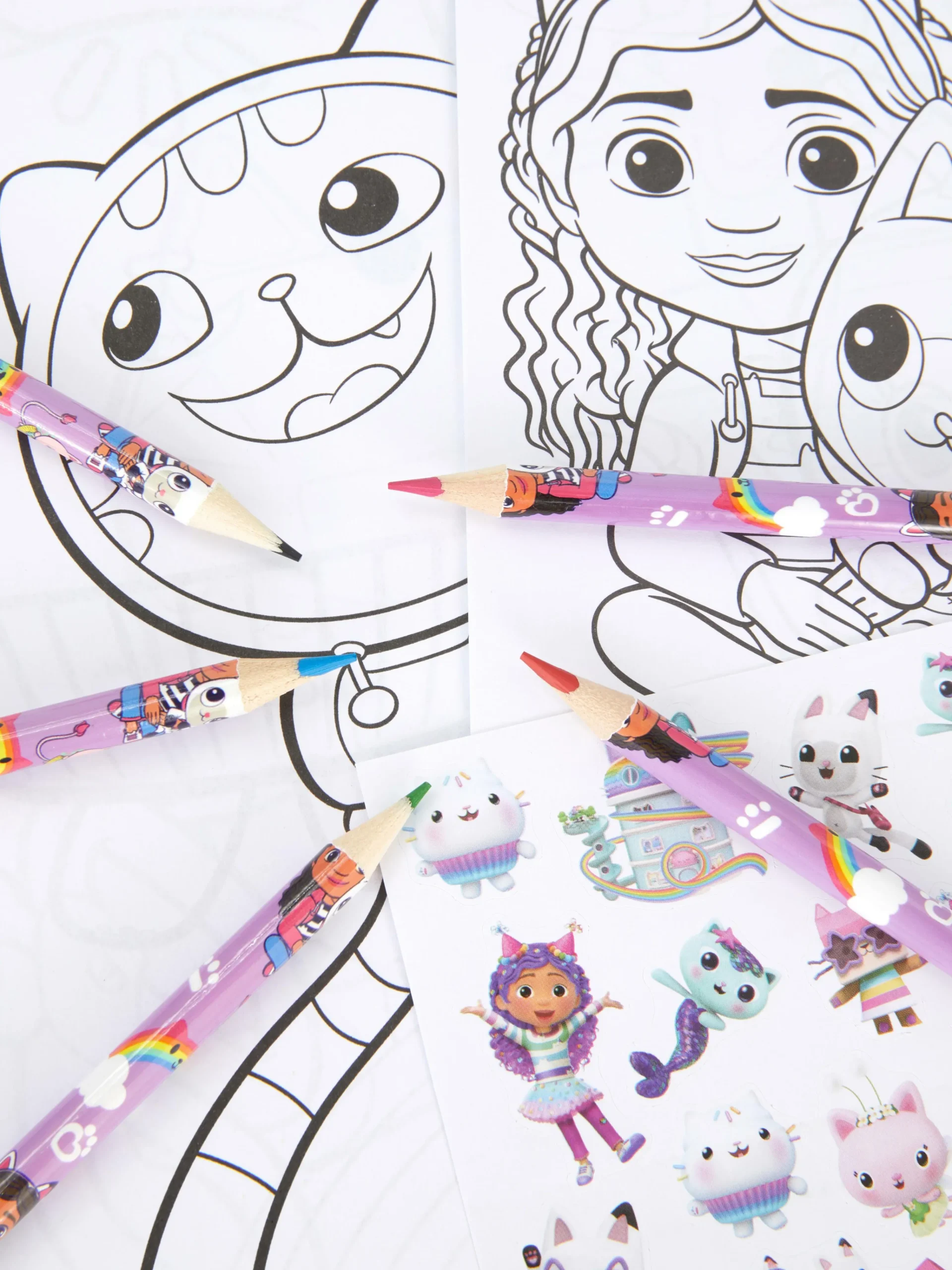 Enfant Primark Loisirs Creatifs|Kit De Coloriage Gabby Et La Maison Magique