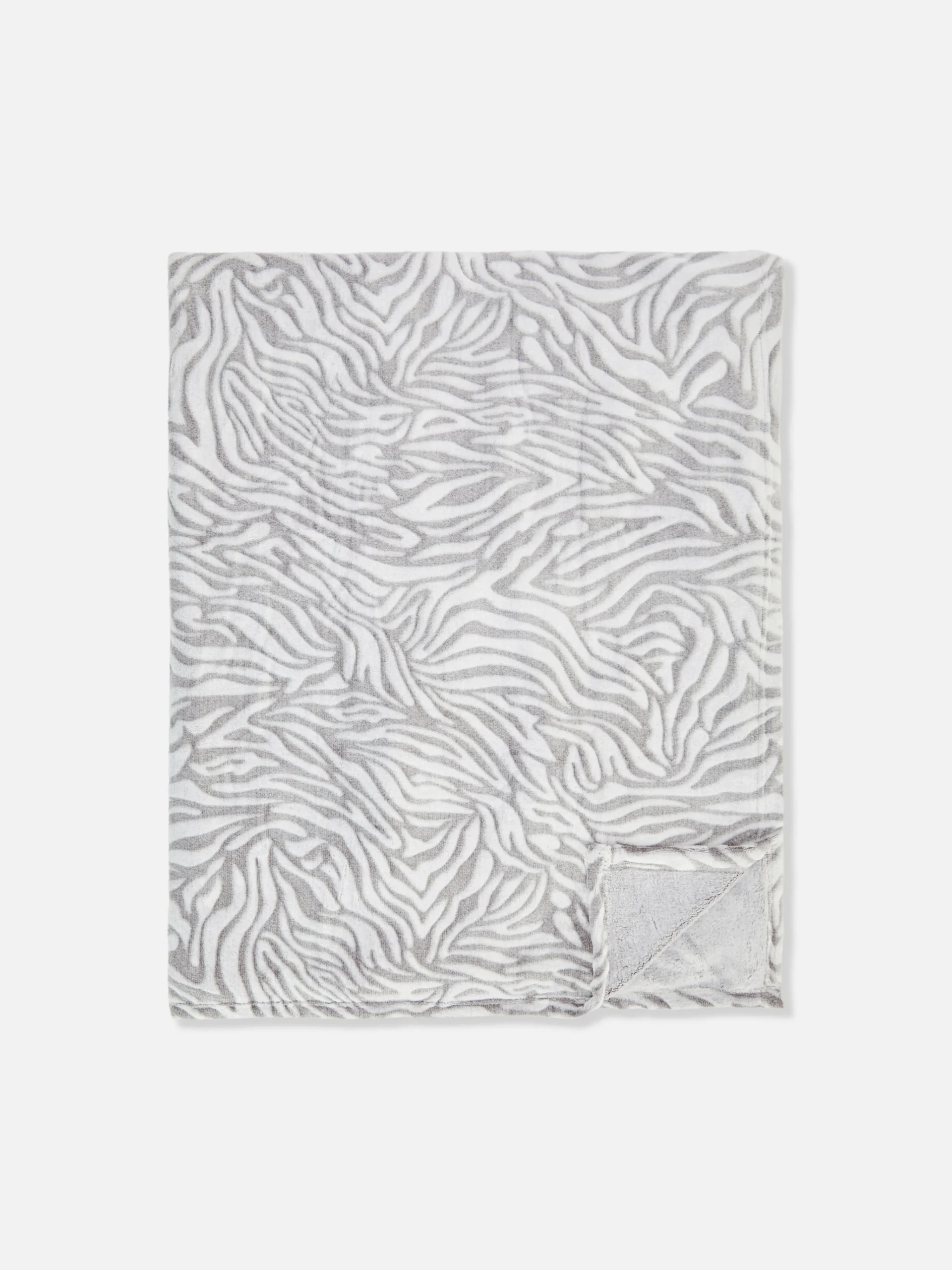 Primark Couvertures Et Jetés De Lit|Large Couverture à Imprimé Zèbre