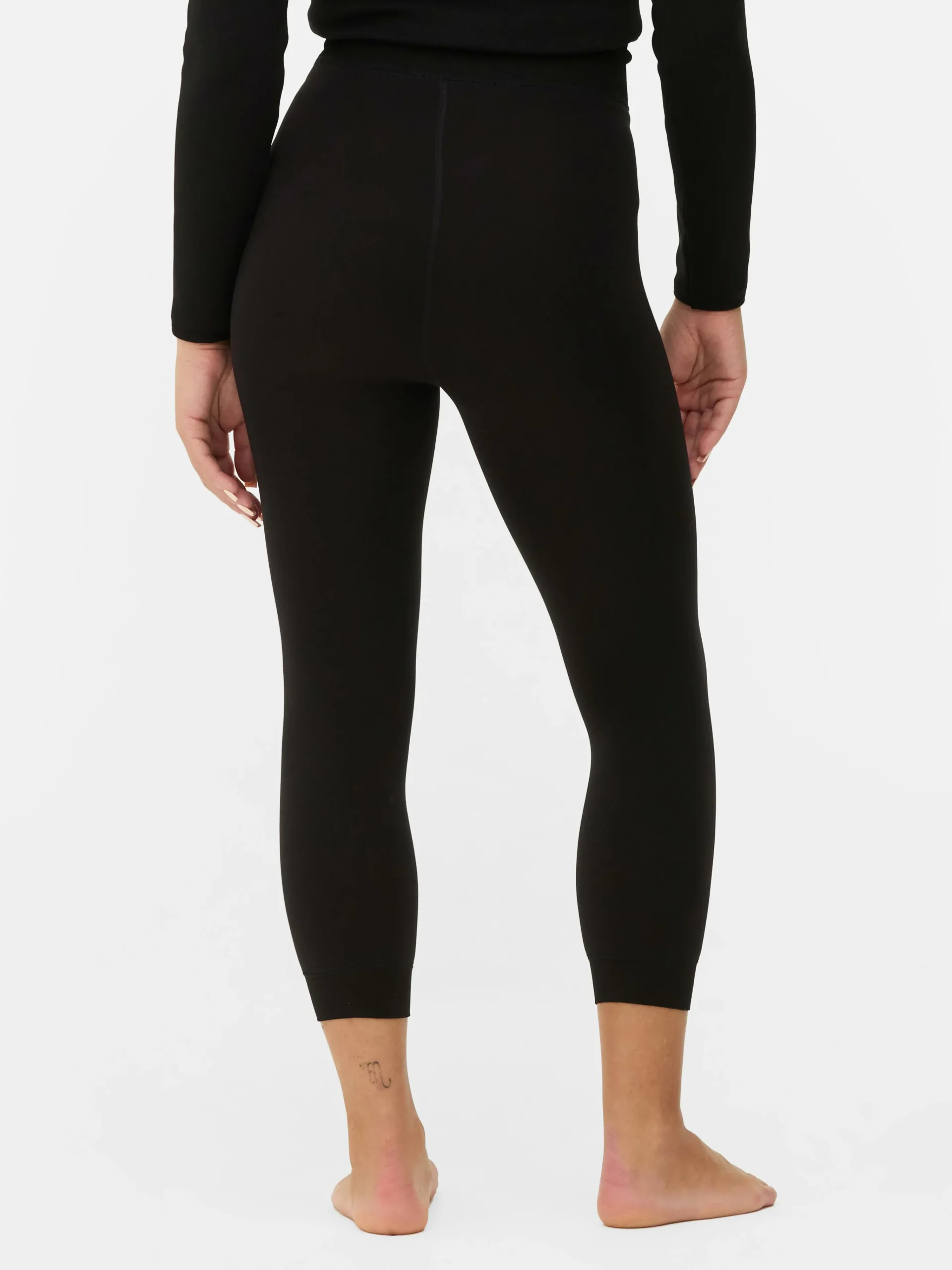 Femme Primark Collants|Pantalons Et Leggings|Legging Court Doublé En Velours