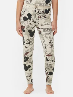 Femme Primark Bas De Pyjama|Legging De Pyjama à Motif Rétro Disney Mickey Mouse