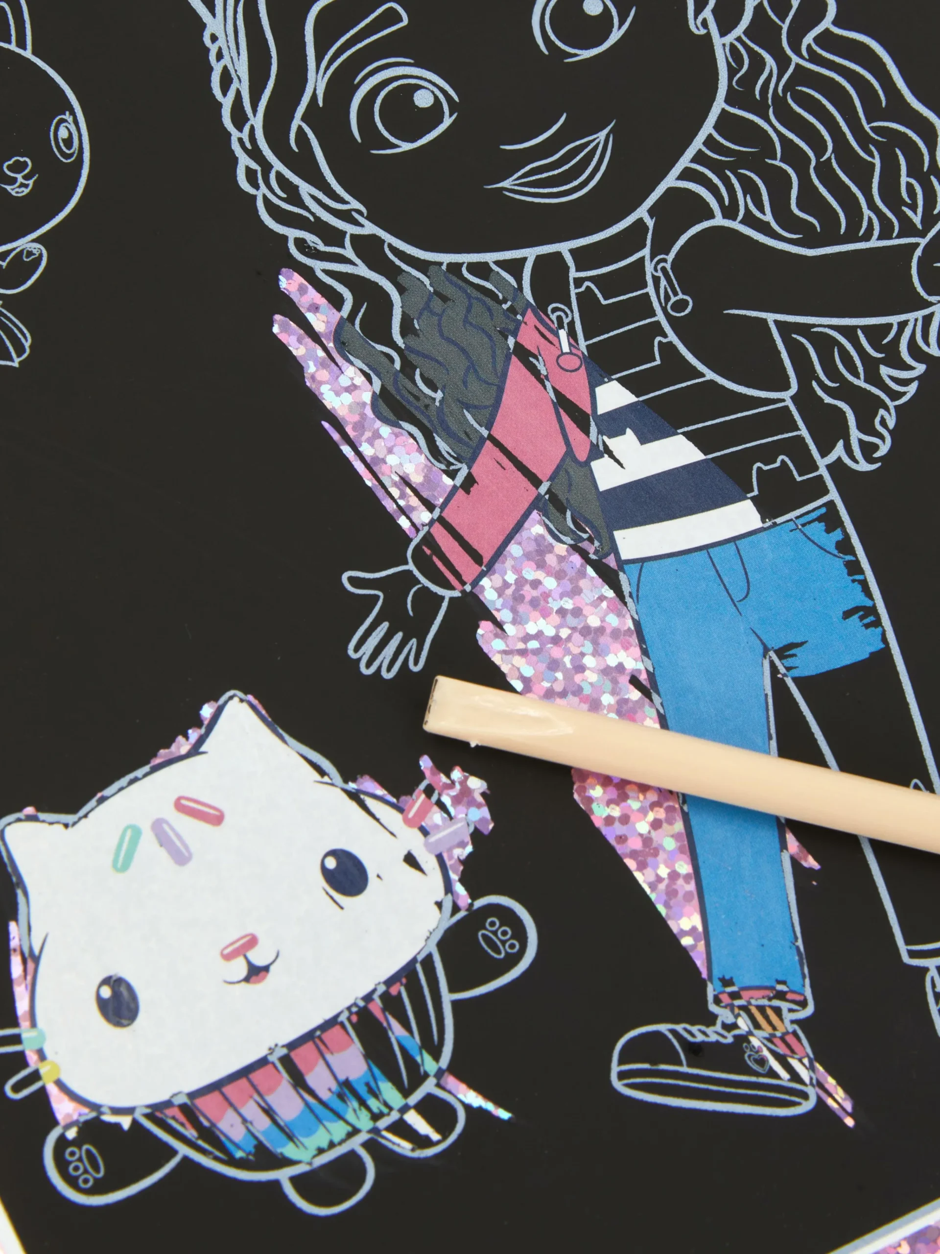 Enfant Primark Loisirs Creatifs|Livre à Gratter Gabby Et La Maison Magique