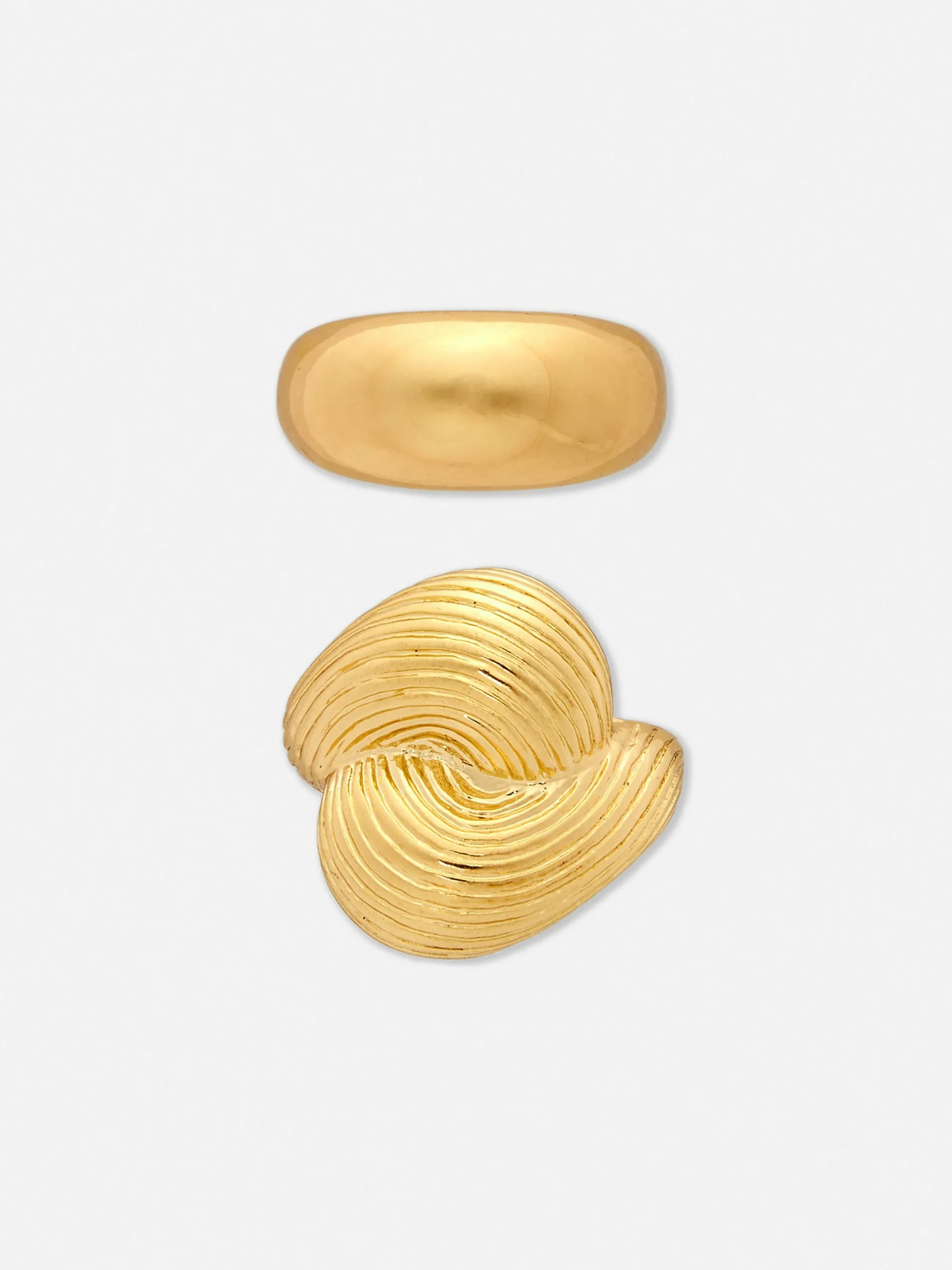 Femme Primark Bijoux|Lot De 2 Bagues De Style Vintage Rita Ora