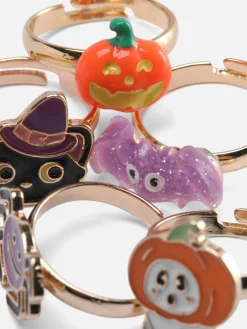 Enfant Primark Déguisements Halloween Pour Enfants|Accessoires Halloween|Lot De 5 Bagues Phosphorescentes Halloween