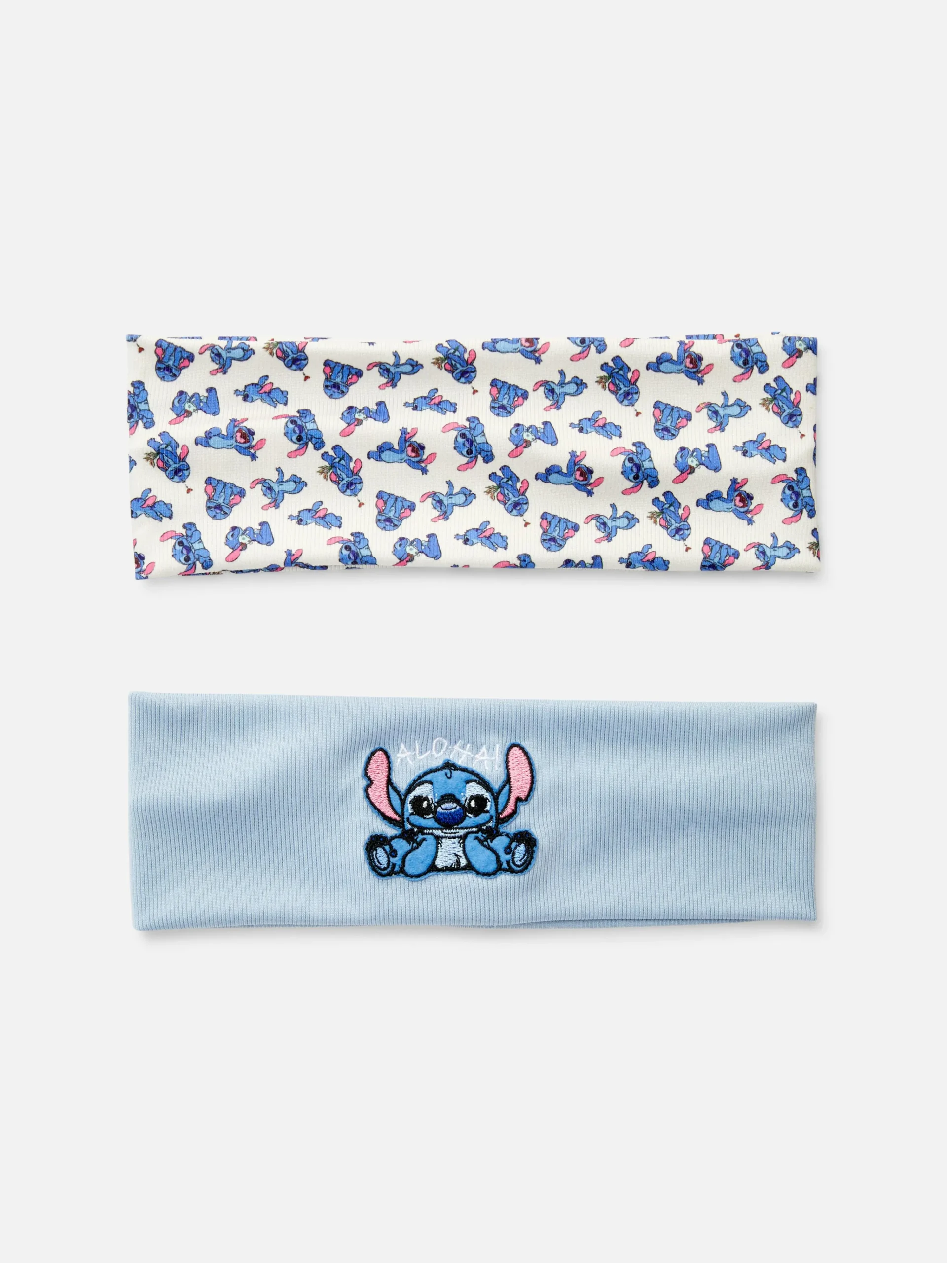 Femme Primark Accessoires Cheveux|Lot De 2 Bandeaux Stretch Disney Lilo & Stitch