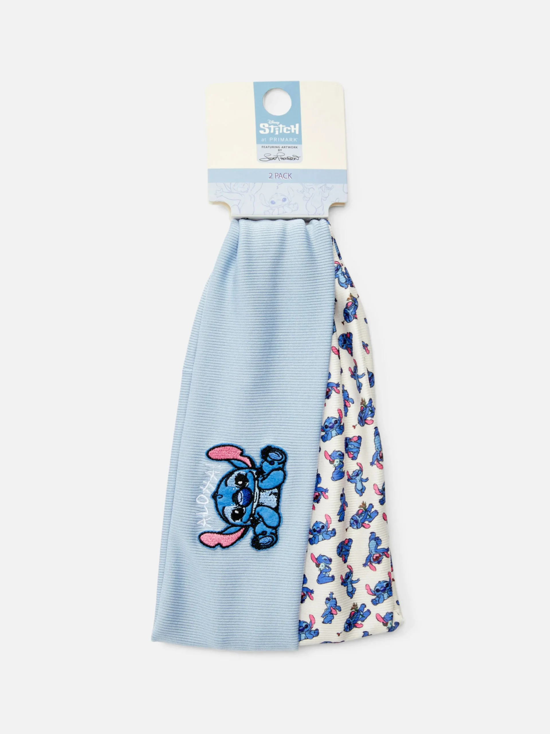 Femme Primark Accessoires Cheveux|Lot De 2 Bandeaux Stretch Disney Lilo & Stitch