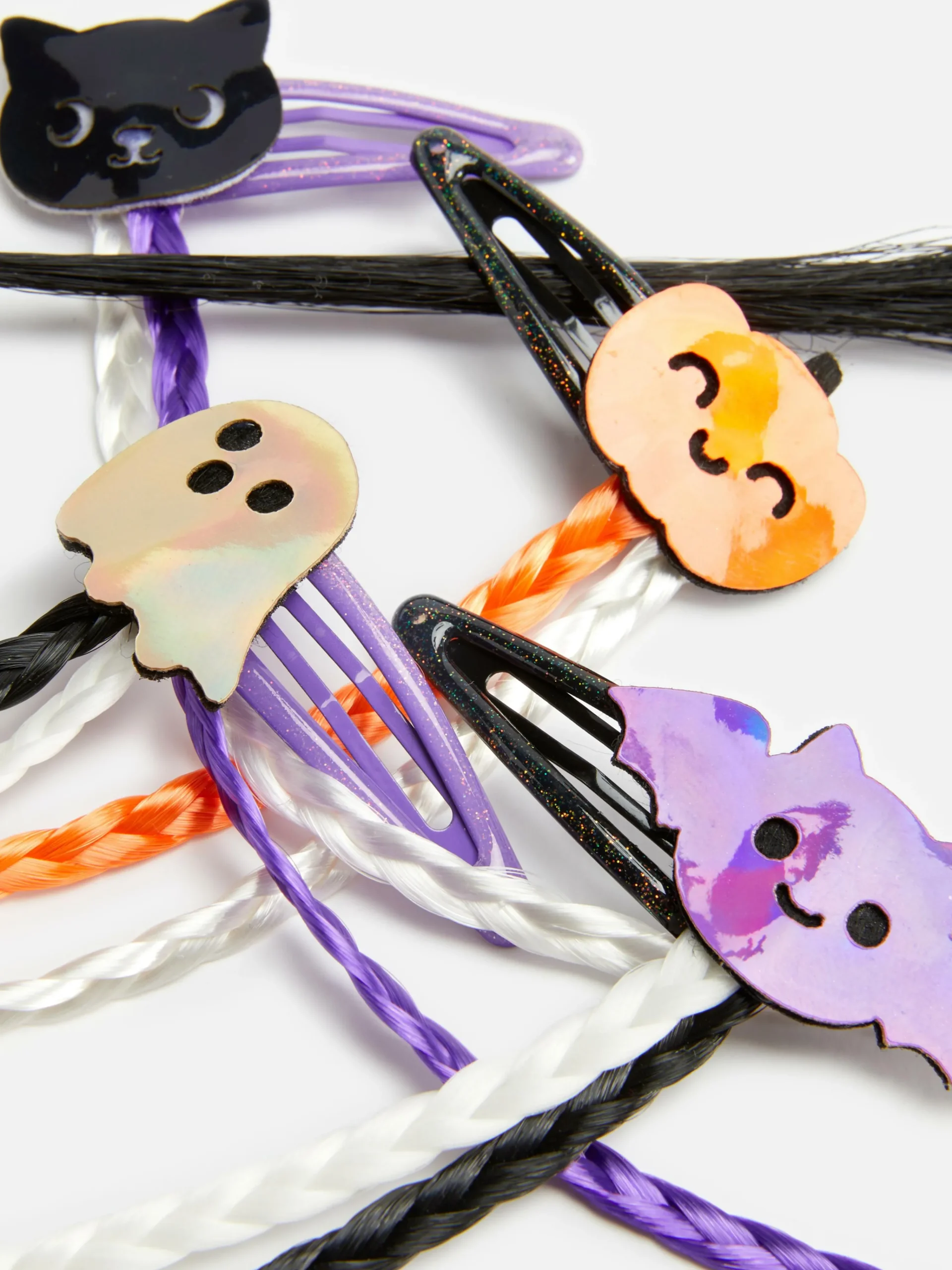 Enfant Primark Déguisements Halloween Pour Enfants|Tout Halloween|Lot De 4 Barrettes à Tresses Halloween