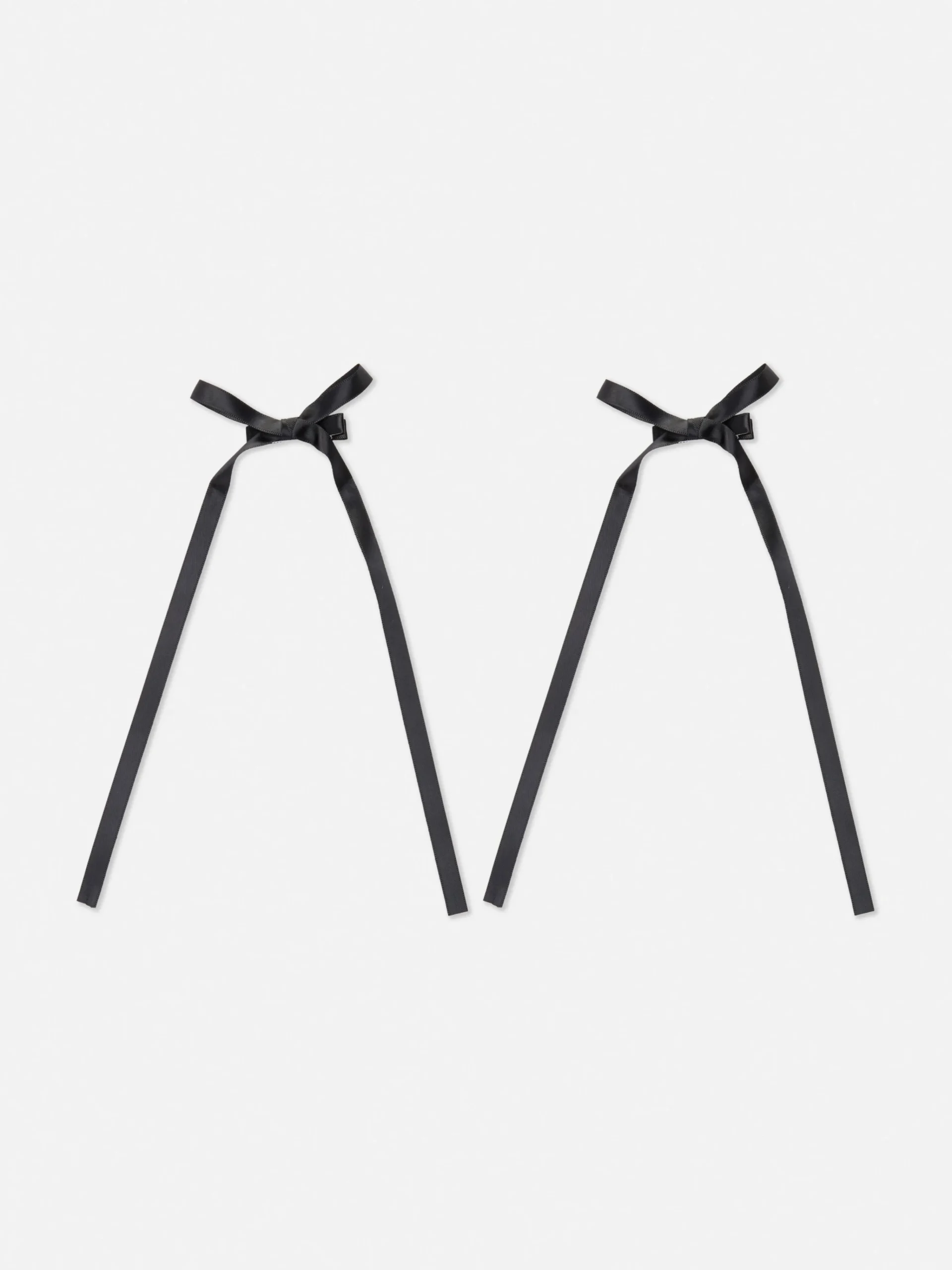 Femme Primark Accessoires Cheveux|Lot De 2 Barrettes Ornées D'un Nœud Long