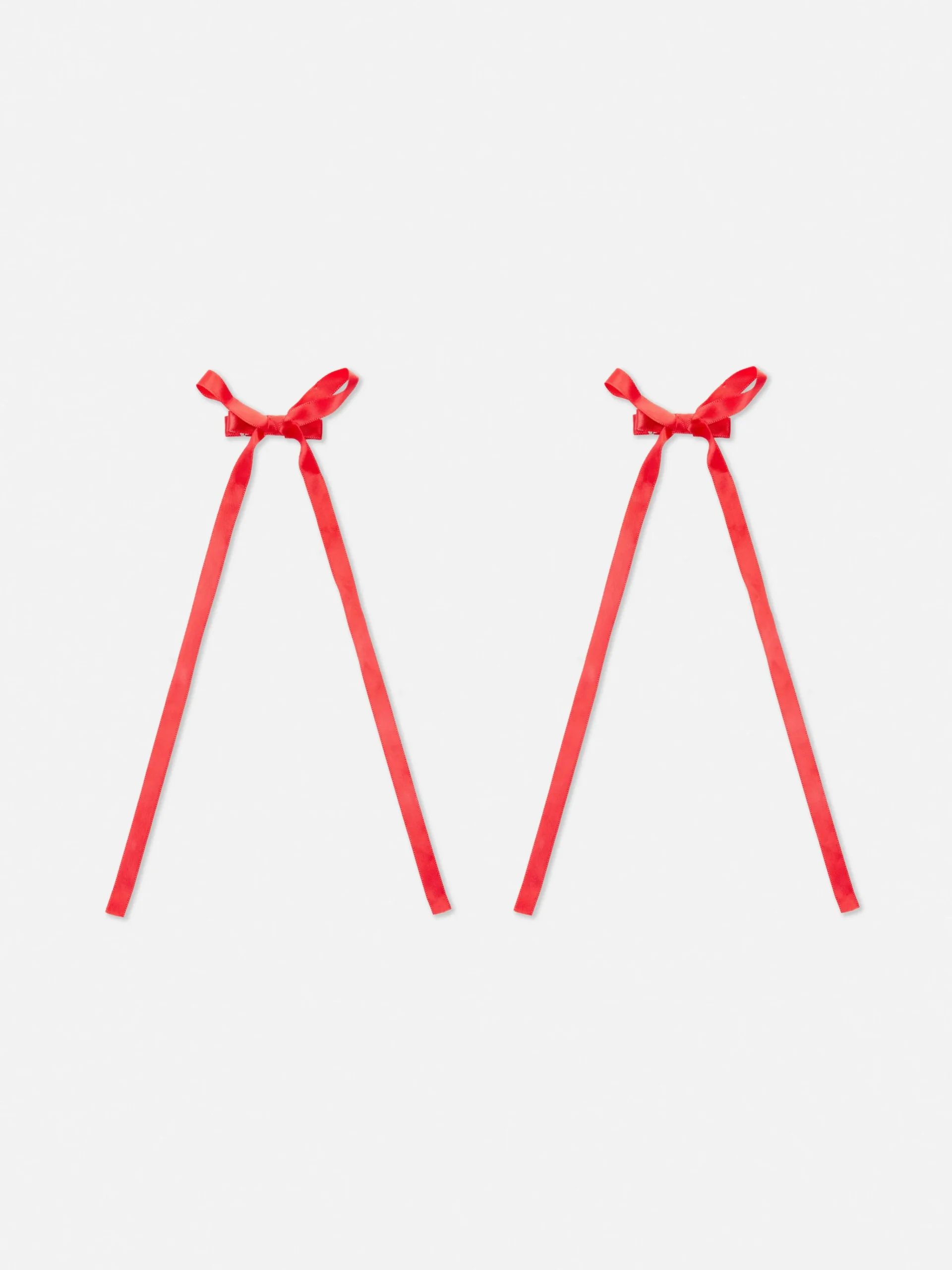 Femme Primark Accessoires Cheveux|Lot De 2 Barrettes Ornées D'un Nœud Long