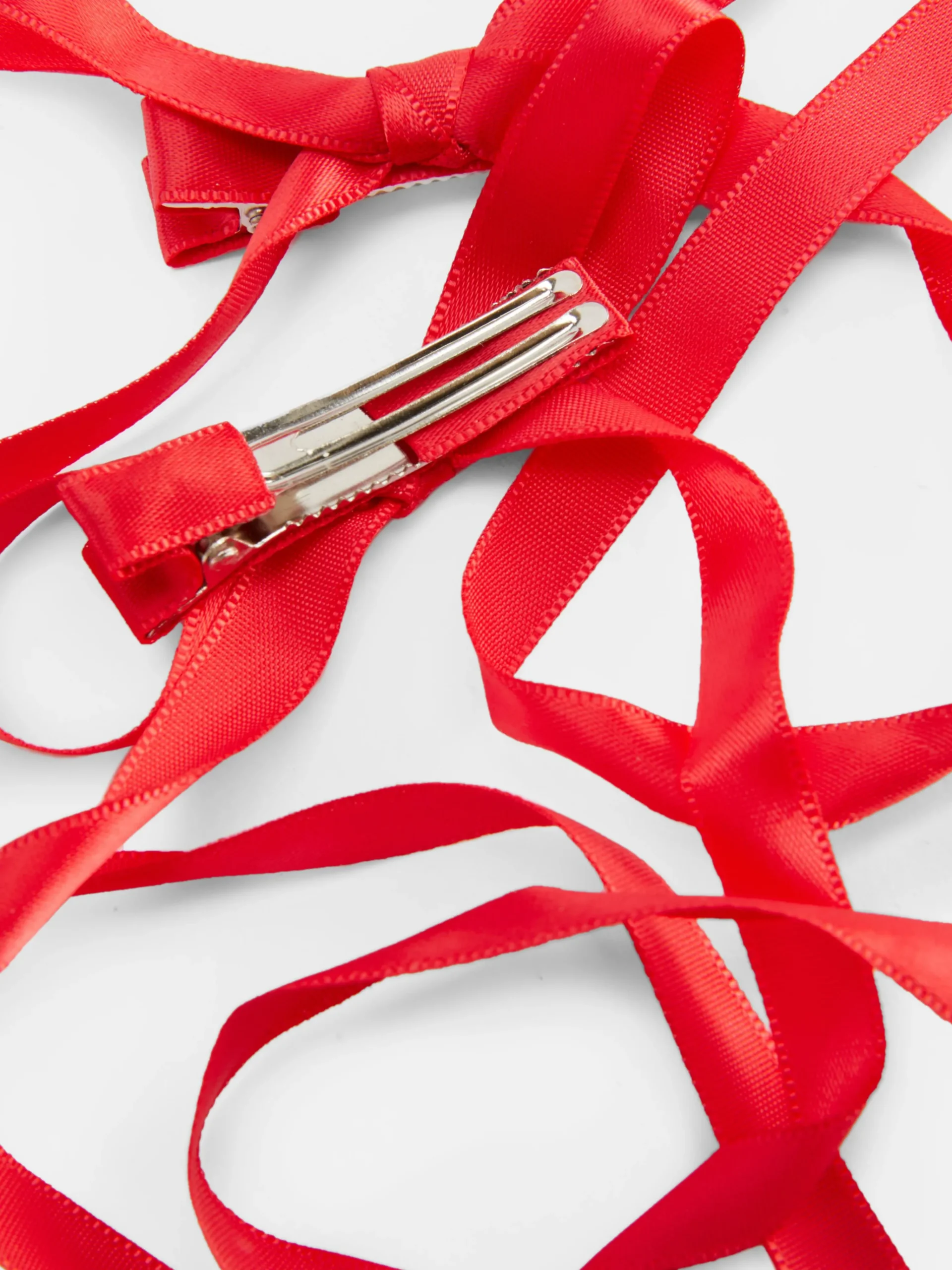 Femme Primark Accessoires Cheveux|Lot De 2 Barrettes Ornées D'un Nœud Long