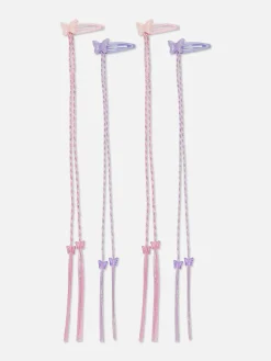 Enfant Primark Accessoires Cheveux|Lot De 4 Barrettes Papillons