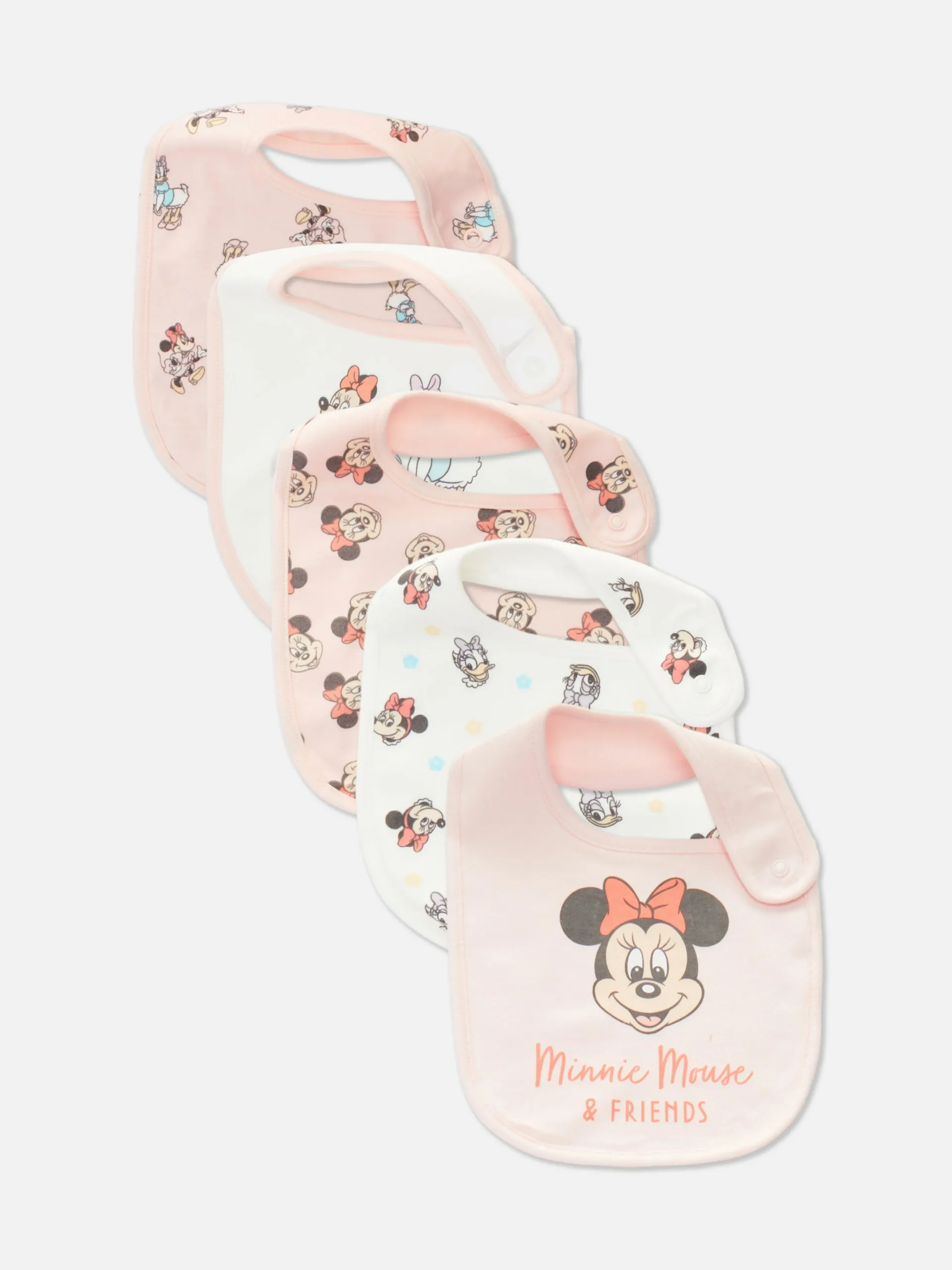 Enfant Primark Alimentation Et Sevrage|Lot De 5 Bavoirs Disney Minnie Mouse Et Daisy Duck
