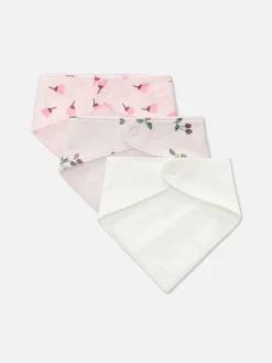 Enfant Primark Alimentation Et Sevrage|Lot De 3 Bavoirs Façon Bandana à Motif Fruits Rouges