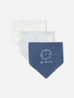 Enfant Primark Alimentation Et Sevrage|Lot De 3 Bavoirs Style Bandana à Motif Animal