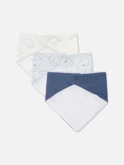 Enfant Primark Alimentation Et Sevrage|Lot De 3 Bavoirs Style Bandana à Motif Animal