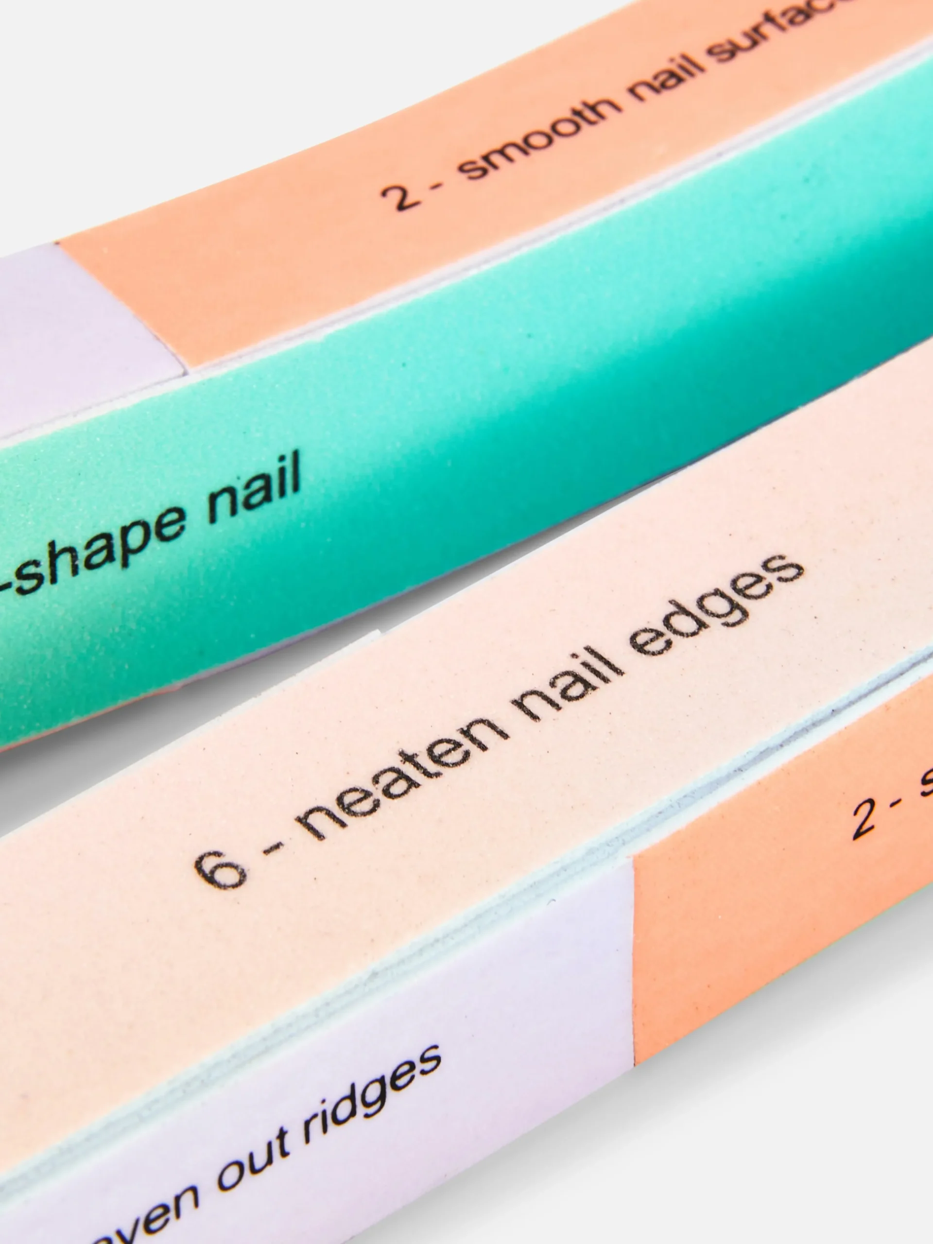 Primark Soins Des Ongles|Lot De 2 Blocs Polissoirs Multifaces à Ongles