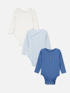 Primark Bodies Et Debardeurs|Lot De 3 Bodys à Motifs Variés