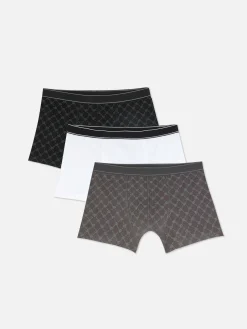 Homme Primark Sous-Vêtements|Lot De 3 Boxers à Imprimé Monogramme